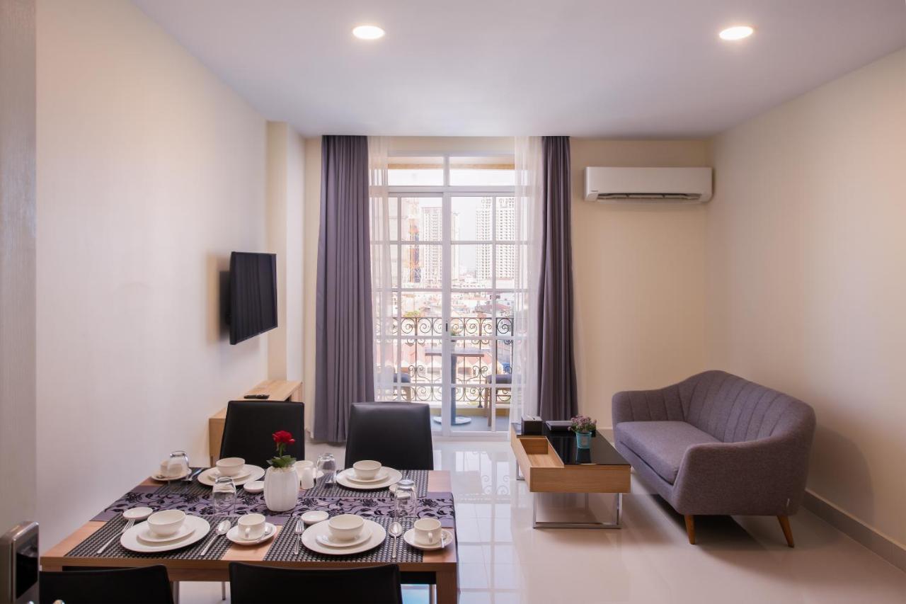 Tk View Hotel & Apartment Phnom Penh Exterior foto