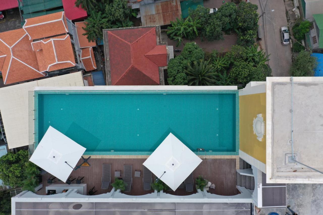 Tk View Hotel & Apartment Phnom Penh Exterior foto