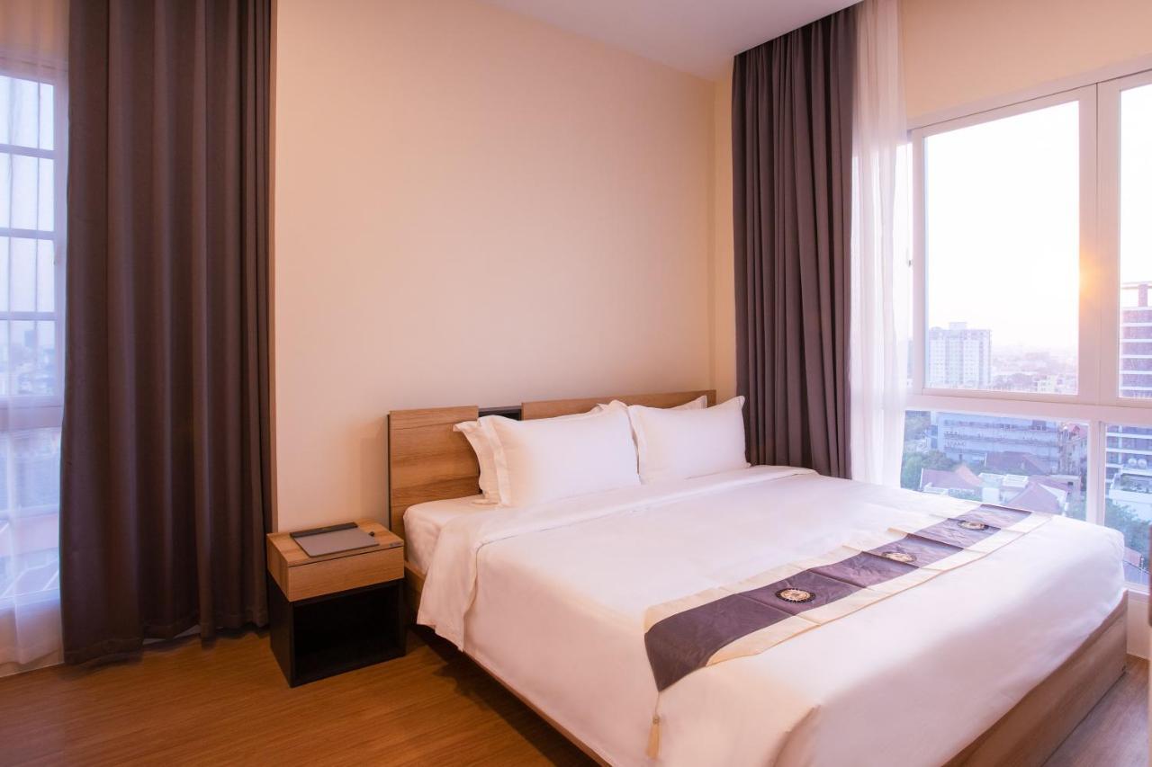 Tk View Hotel & Apartment Phnom Penh Exterior foto